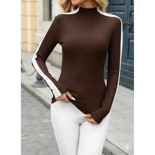 Kadın Uzun Kollu Balıkçı Yaka Kaşkorse Bluz