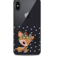 Zoologix (50) Apple iPhone XS Max Şeffaf Kılıf Silikon Desenli
