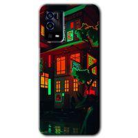 Oppo A55 Kılıf HD Desen Baskılı Arka Kapak + Temperli Cam - China Street