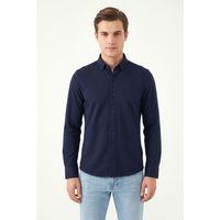 Erkek Spor Slim Fit Uzun Kol Petek Dokulu Gömlek BGL-ST05482