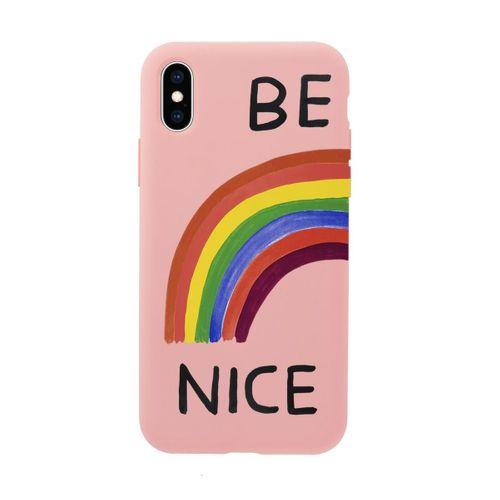 iPhone X Be Nice Premium Silikonlu Telefon Kılıfı