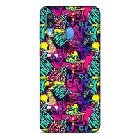 Graffitix (43) Desenli Silikon Kapak Samsung Galaxy A40 Kılıf