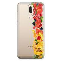 Huawei Mate 10 Lite Kılıf Ananas Nar Meyve Arka Kapak Koruma Desenli Full Koruyucu
