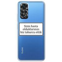 Xiaomi Redmi Note 11 5G Kılıf HD Yazı Baskılı Silikon Arka Kapak - Yazı 1