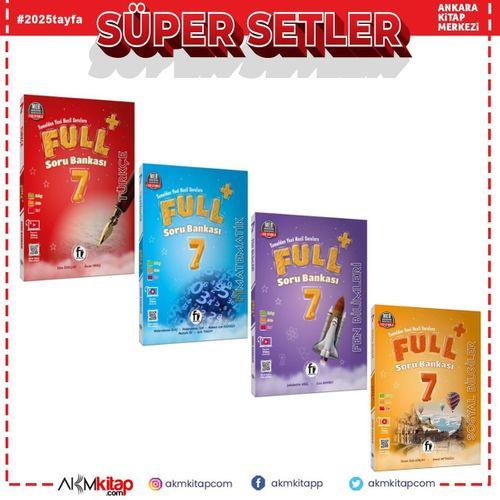 Fi Yayınları 7.Sınıf Türkçe Matematik Fen Bilimleri ve İnkılap Full Soru Bankası Seti 4 Kitap