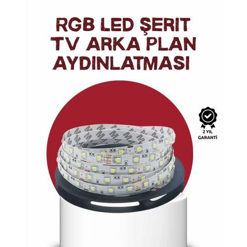 Kendinden Yapışkanlı Led Şerit Televizyon Aydınlatması 2mt
