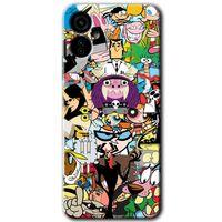 Tecno Spark 9 Pro Kılıf HD Desen Baskılı Arka Kapak - Süper Çizgi Kahramanlar