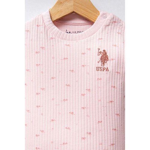 U.S Polo Bebek 2'Li Takım USB2456 Pudra