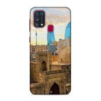 Samsung Galaxy M31 Uyumlu Kılıf Azarbaijan (11) Tam Koruma Ateş Kuleleri