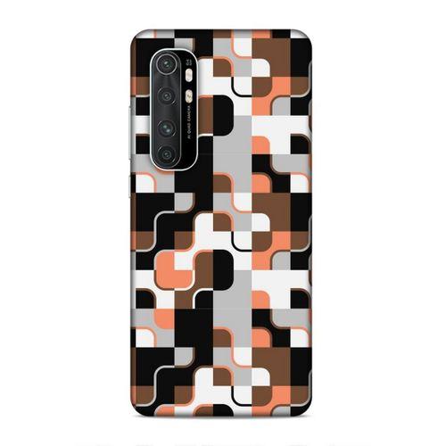 Xiaomi Mi Note 10 Lite Uyumlu Kılıf Insomnia (47) Crystal Flex Kılıf Siyah Portakal