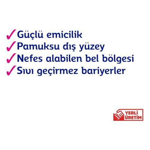Giggles Yetişkin Emici Külot Bez  Büyük Boy (Large) 30'lu 4 Paket (120 Adet) Bel Boy 100-150 cm