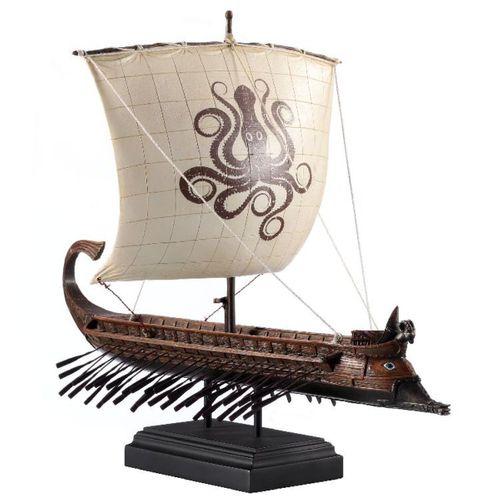 WISE Antik Yunan Yelkenli Gemi Dekoratif Obje – Mitoloji ve Tarih Koleksiyonu – 35 cm