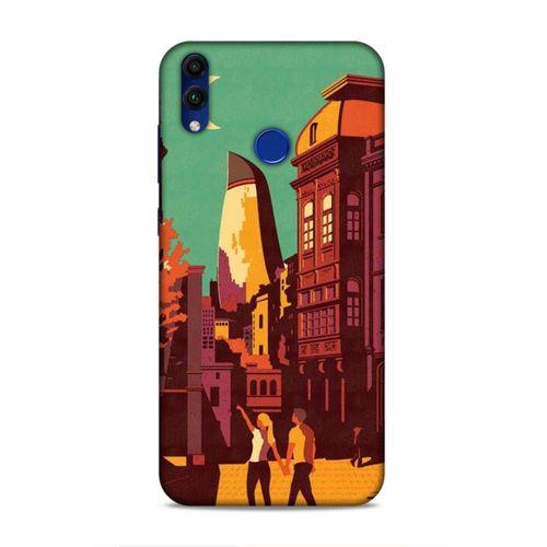 Huawei Honor 8C Uyumlu Kılıf Azarbaijan (44) Tough Armor Kılıf Bakü Çizim