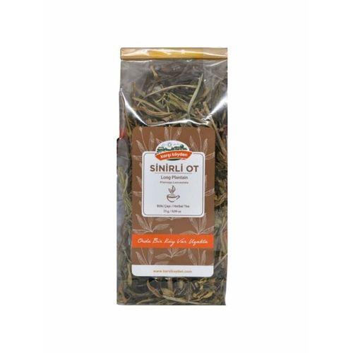 Karşı Köyden Sinirli Ot, Sinir Otu, Damarlı Ot, Bağa Yaprağı, Long Plantain, Plantago lanceolata L., 25 g
