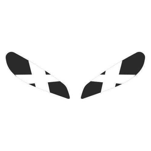 CF MOTO Cf Moto 250 Sr 2020 - 2024 Uyumlu Far Sticker X Beyaz