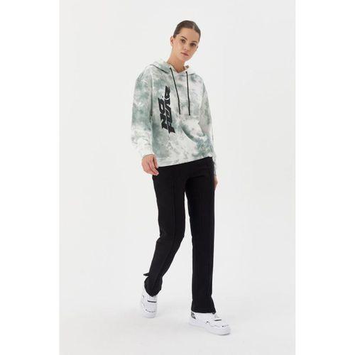 No Fear Kadın Sweatshirt Crop Batik Yeşil 72532