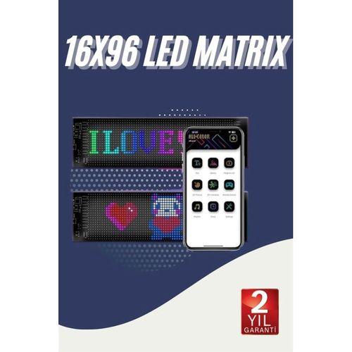 Cama Yapışan En Büyük Boy Telefon Kontrollü Led Ekran Digital Araba Yazısı