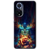 Huawei Nova 9 Kılıf HD Desen Baskılı Arka Kapak - Ballı Baykuş + Kırılmaz Cam