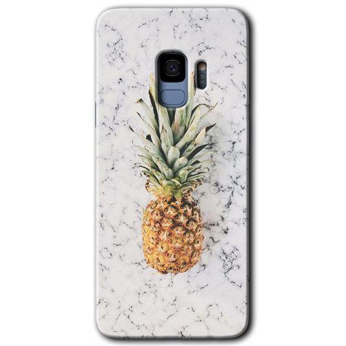 Samsung Galaxy S9 HD Baskılı Kılıf + 9D Tam Ekran Koruyucu - Ananas