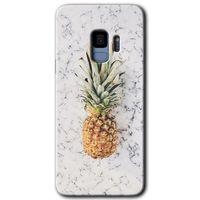 Samsung Galaxy S9 HD Baskılı Kılıf + 9D Tam Ekran Koruyucu - Ananas