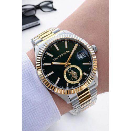 U.S.Polo Assn Çelik Kasa Ve Kordon 2 Yıl Garantili 3 Atm Suya Dayanıklı Erkek Kol Saati E.PA1148-04