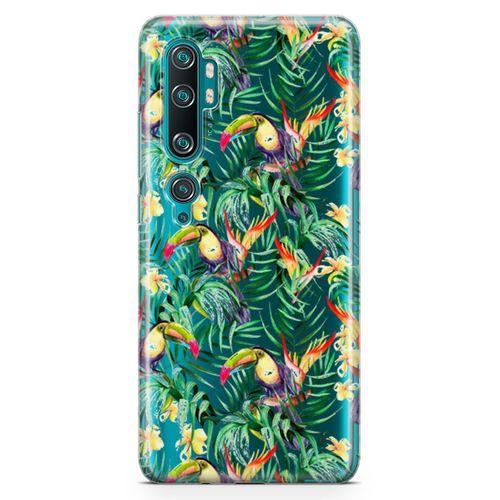 Xiaomi Mi Note 10 Pro Kılıf Tropika Arka Kapak Koruma Desenli Full Koruyucu
