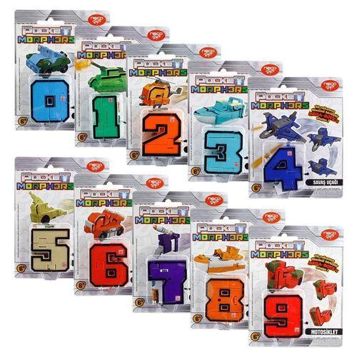 Pocket Morphers Dönüşebilen Numaralar 10'lu Set