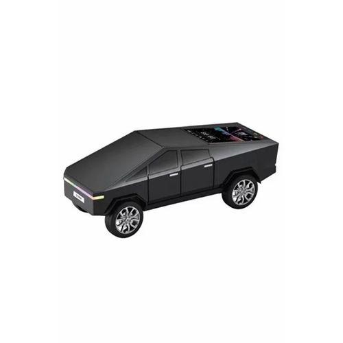 D68 Cyber Model Araba Tasarımlı Bluetooth Hoparlör 15w Güçlü Ses Rgb Led /tws/usb Siyah