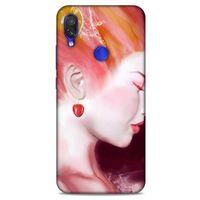 Xiaomi Redmi Note 7 Uyumlu Kılıf Pembe Delisi (26) Tpu Silikon Kılıf Kiraz