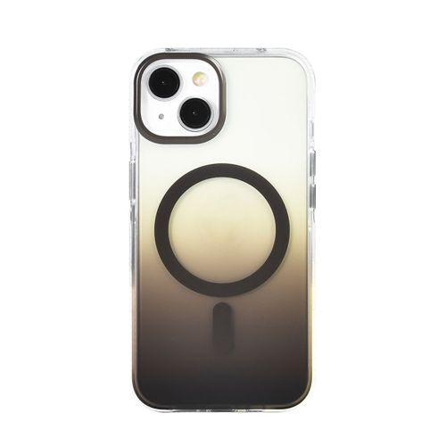 Apple iPhone 14 Kılıf M-safe Şarj Özellikli Transparan Renk Geçişli Zore Toros Kapak