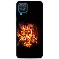 Lopard Samsung Galaxy A12 Uyumlu Kılıf FireX (26) Tpu Silikon Kılıf Ateş Wallpaper