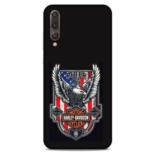 Huawei P20 Pro Uyumlu Kılıf Motorsiklet (7) Telefon Kılıfı Harley Davidson