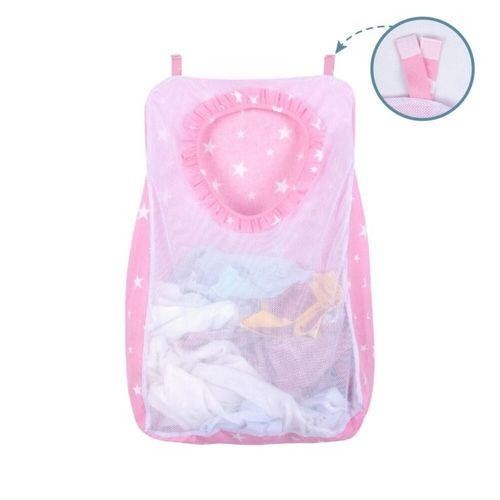 Sevi Bebe Sevi Bebe Kirli Çamaşır Torbası ART-83 Pembe Yıldız
