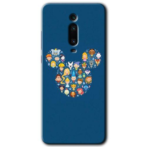 Xiaomi Mi 9T Kılıf Baskılı Arka Kapak - Mickey +Tam Ekran Koruyucu