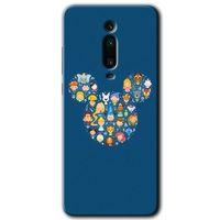 Xiaomi Mi 9T Kılıf Baskılı Arka Kapak - Mickey +Tam Ekran Koruyucu