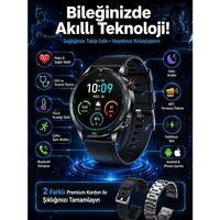 Çift Kordonlu Yüksek Çözünürlüklü Akıllı Saat Uyku İzleyici & Spor Modları