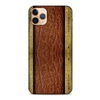 Apple Iphone 11 Pro Kılıf Patchwork (24) Darbe Emici Kılıf Kahve Sarı