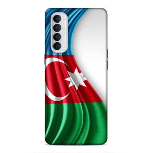 Oppo Reno 4 Pro Uyumlu Kılıf Azarbaijan (21) Koruyucu Kapak Bayrak