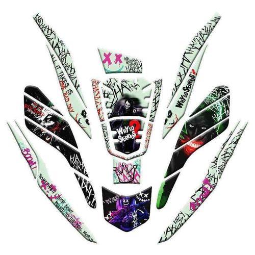 HONDA Honda Pcx 2021 - 2024 Uyumlu Gece Yanan Doğal Renk Fosforlu Tank Pad Set 019