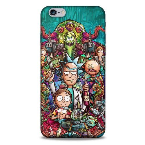 Apple Iphone 6 Plus Uyumlu Kılıf Rick And Morty (32) Soft Silikon Kılıf Cronenberg Morty