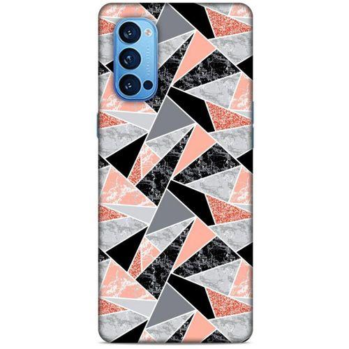 Mermer Desenli (32) Tema Soft Silikon Kılıf Bakır rengi Oppo Reno 4 Pro Kılıf