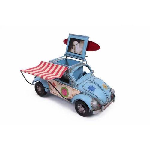 Dekoratif Metal Araba Çerçeveli, Kalemlik ve Tenteli Hediyelik