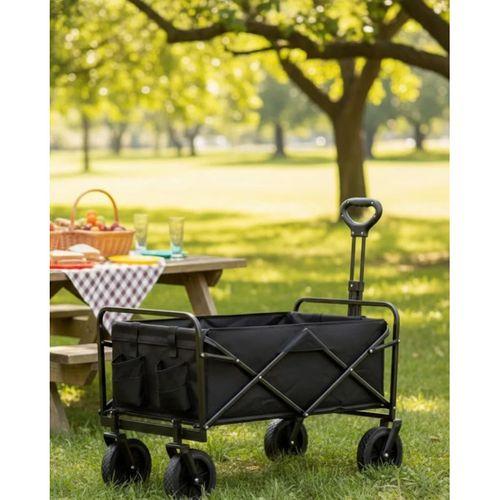 Katlanabilir Eşya Taşıma Arabası Kamp Plaj Ve Bahçe Kullanımına Uygun