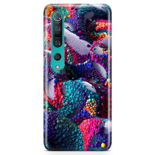 Xiaomi Mi 10 Kılıf Renkli Boncuk 3d Arka Kapak Koruma Desenli Full Koruyucu