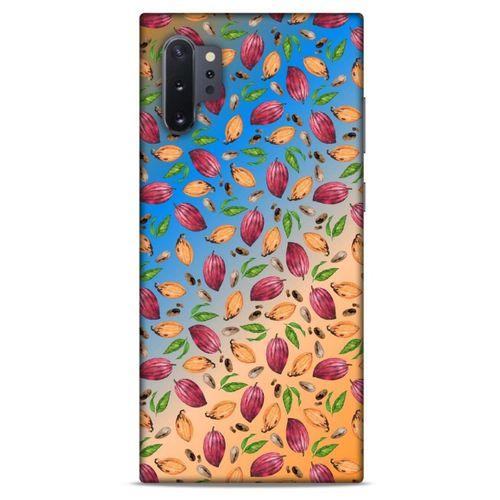 Frutix Kakao Çekirdeği 02 Samsung Galaxy Note 10 Plus Kılıf Desenli Silikon