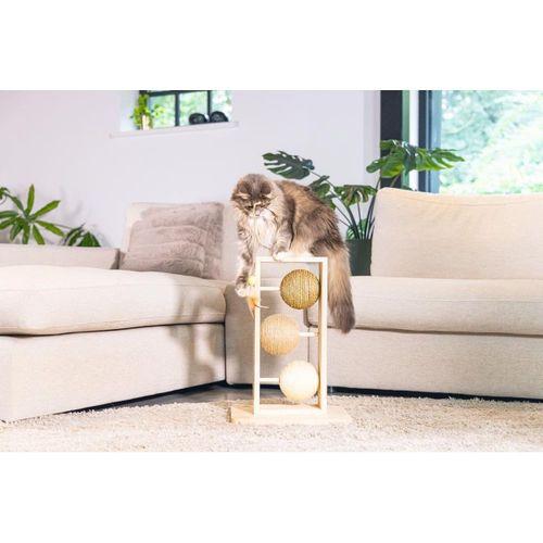 Beeztees DBL Kedi Tırmalama ve Oyuncağı, 34,5x29,5x50cm
