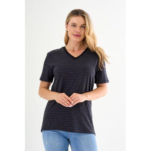 ALEXANDERGARDI V Yaka Çizgili T-shirt