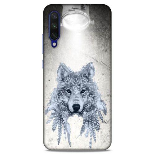Lopard Xiaomi Mi A3 Uyumlu Kılıf Tattoo's (48) Bumper Kılıf Kızılderili Kurt