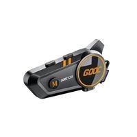 C50 Motosiklet Intercom Kask Kulaklık 1000 Mah Rgb Işıklı Bluetooth Kulaklık Ip67