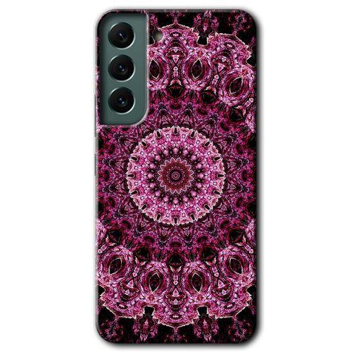 Galaxy S22 Plus Kılıf HD Desen Baskılı Arka Kapak - Mandala Patterns Kaleidoscope